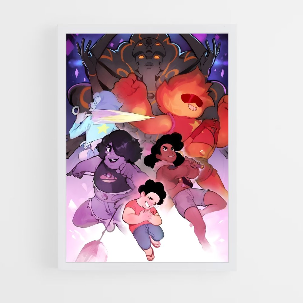 ap-steven universe-4 cadre Blanc
