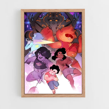 ap-steven universe-4 cadre Bois clair
