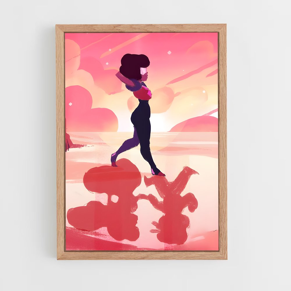 ap-steven universe-6 cadre Bois clair