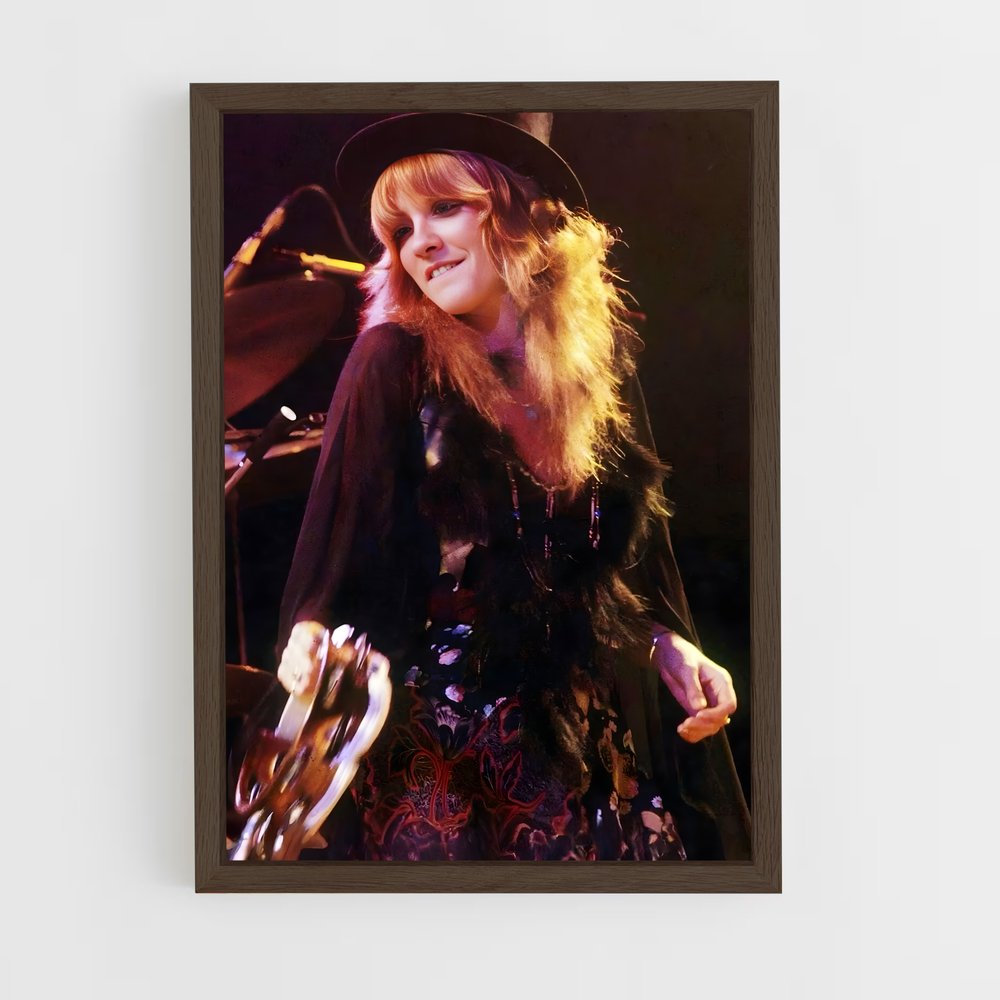 ap-stevie nicks-1 cadre Bois foncé