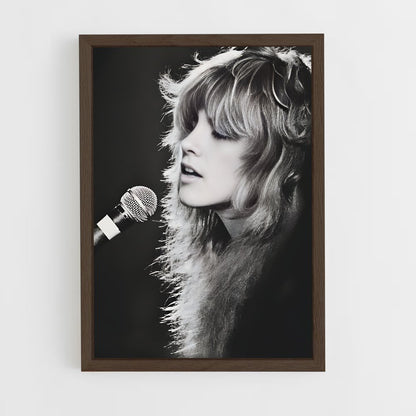 ap-stevie nicks-2 cadre Bois foncé