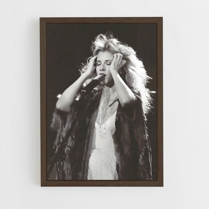 ap-stevie nicks-3 cadre Bois foncé