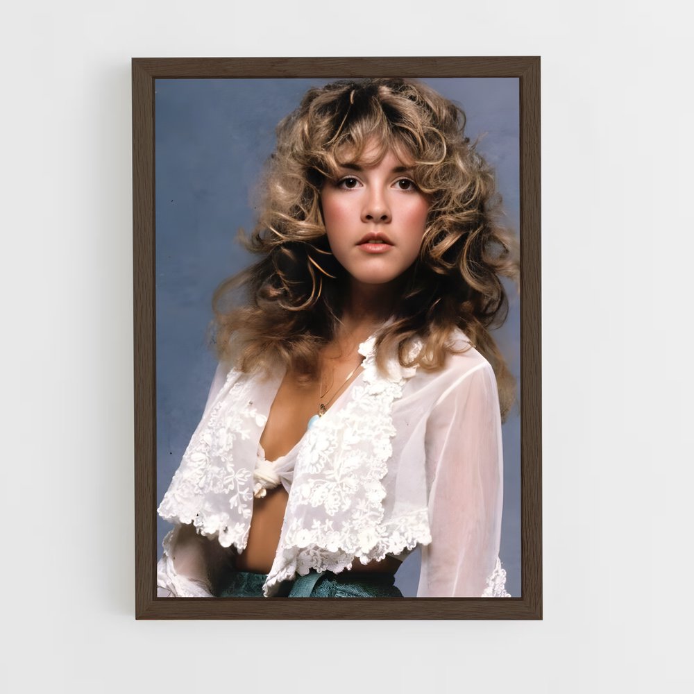 ap-stevie nicks-4 cadre Bois foncé