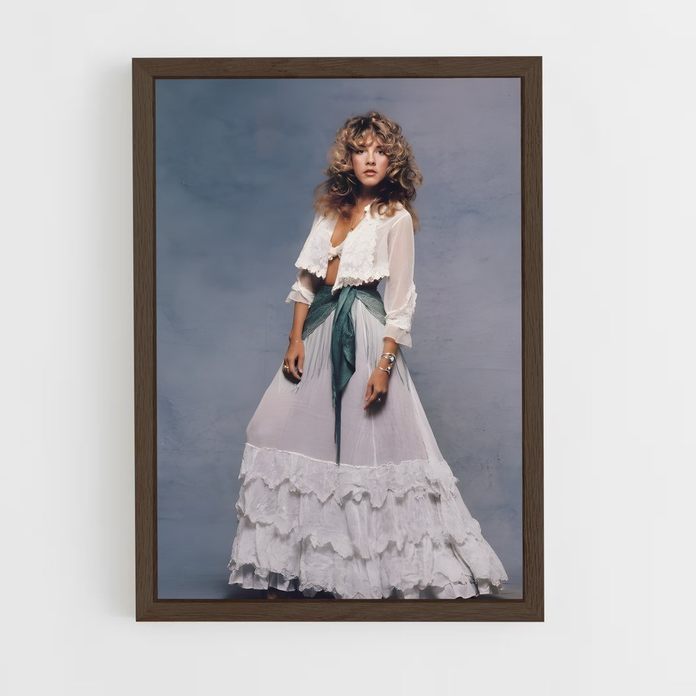 ap-stevie nicks-5 cadre Bois foncé
