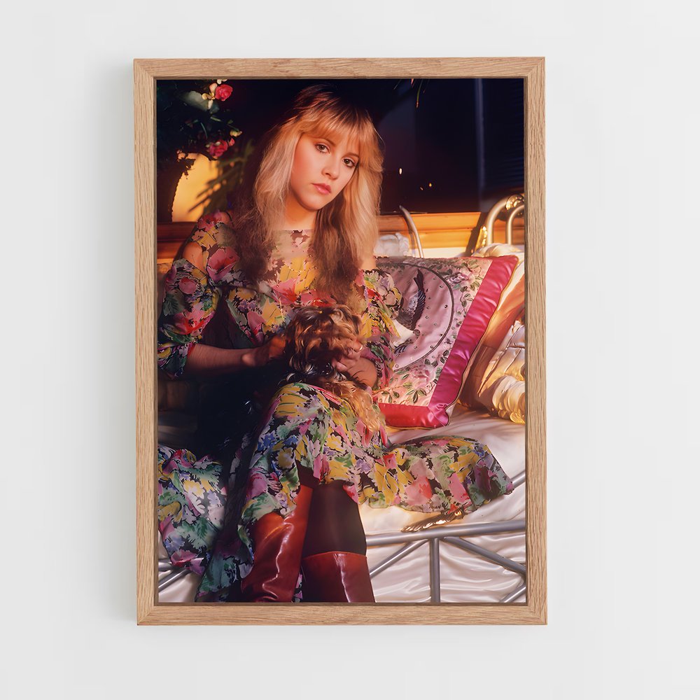 ap-stevie nicks-6 cadre Bois clair