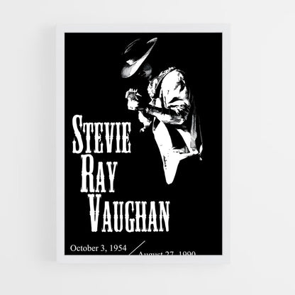ap-stevie ray vaughan-10 cadre Blanc