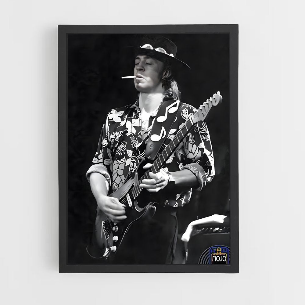 ap-stevie ray vaughan-6 cadre Noir