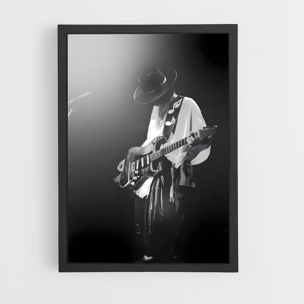 ap-stevie ray vaughan-7 cadre Noir