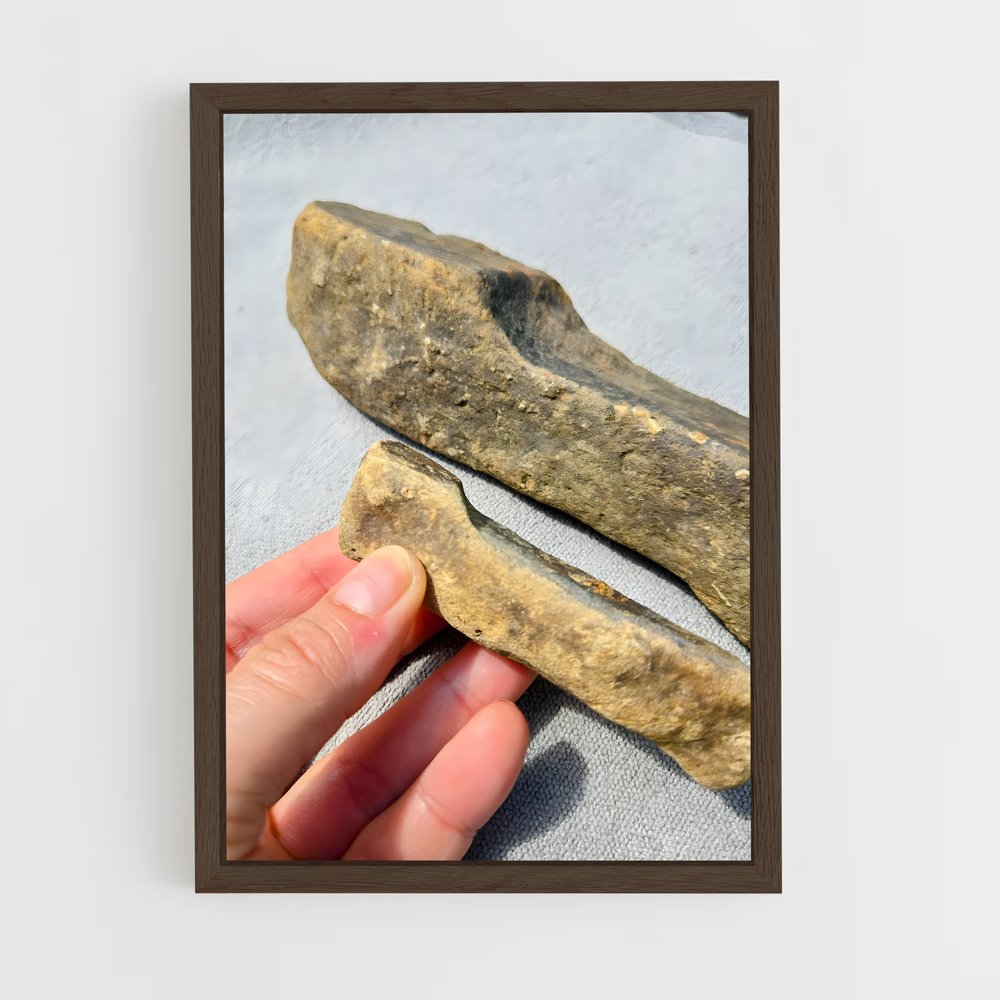 ap-stone tools-1 cadre Bois foncé