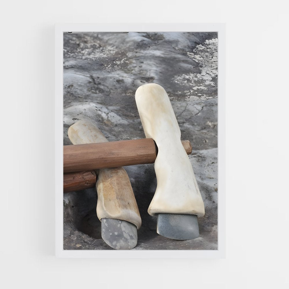 ap-stone tools-2 cadre Blanc