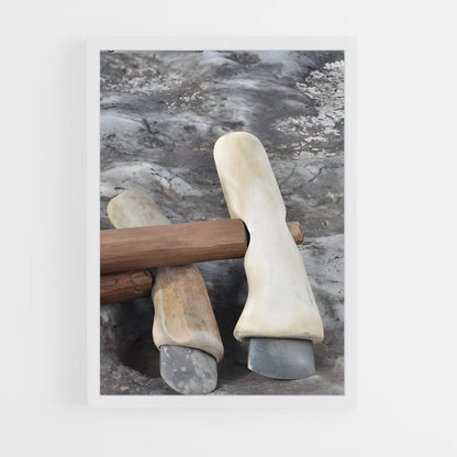 ap-stone tools-2 cadre Blanc