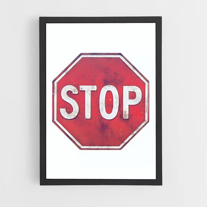 ap-stop sign-3 cadre Noir