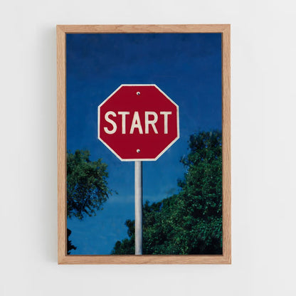 ap-stop sign-4 cadre Bois clair