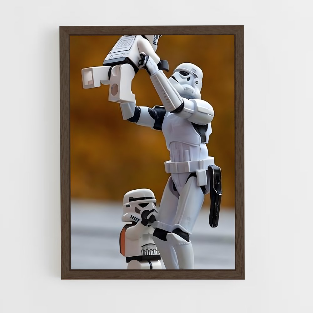 ap-stormtroopers-4 cadre Bois foncé