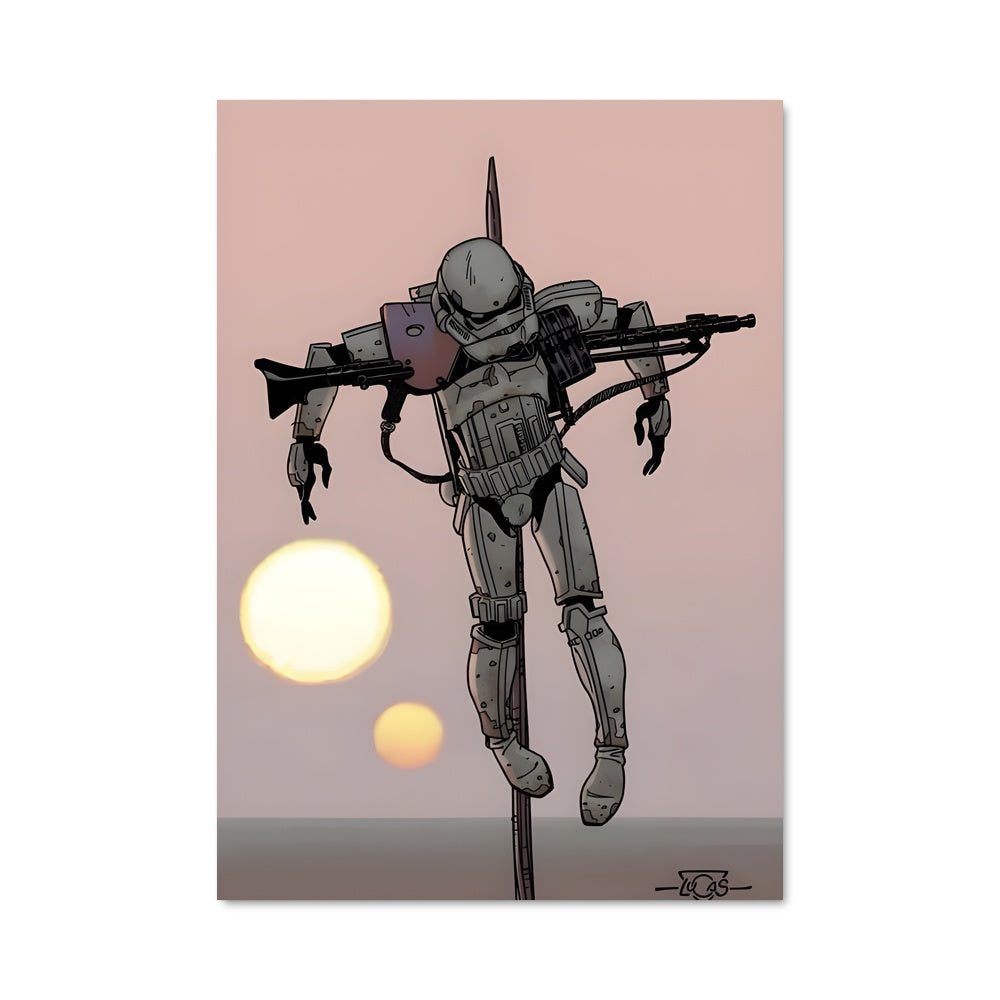 Poster Stormtrooper en Action