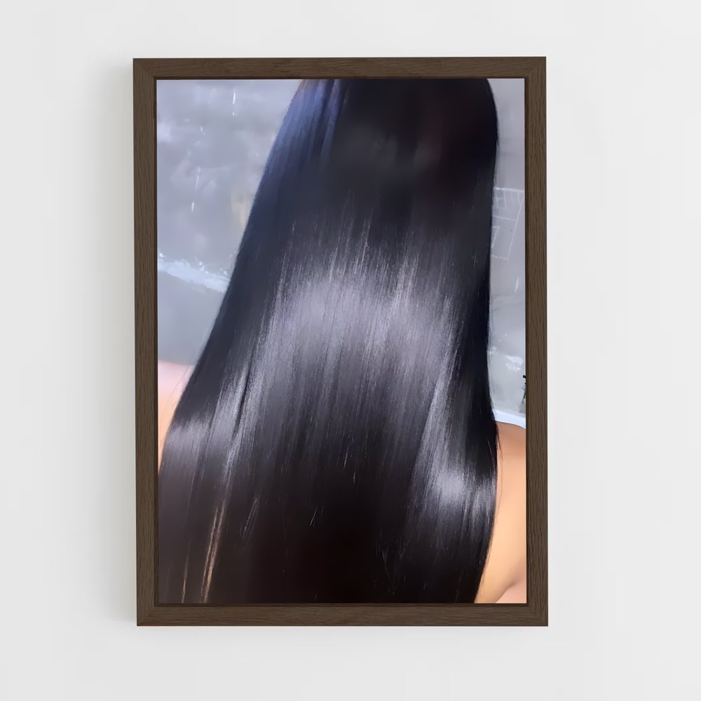 ap-straight hair-1 cadre Bois foncé