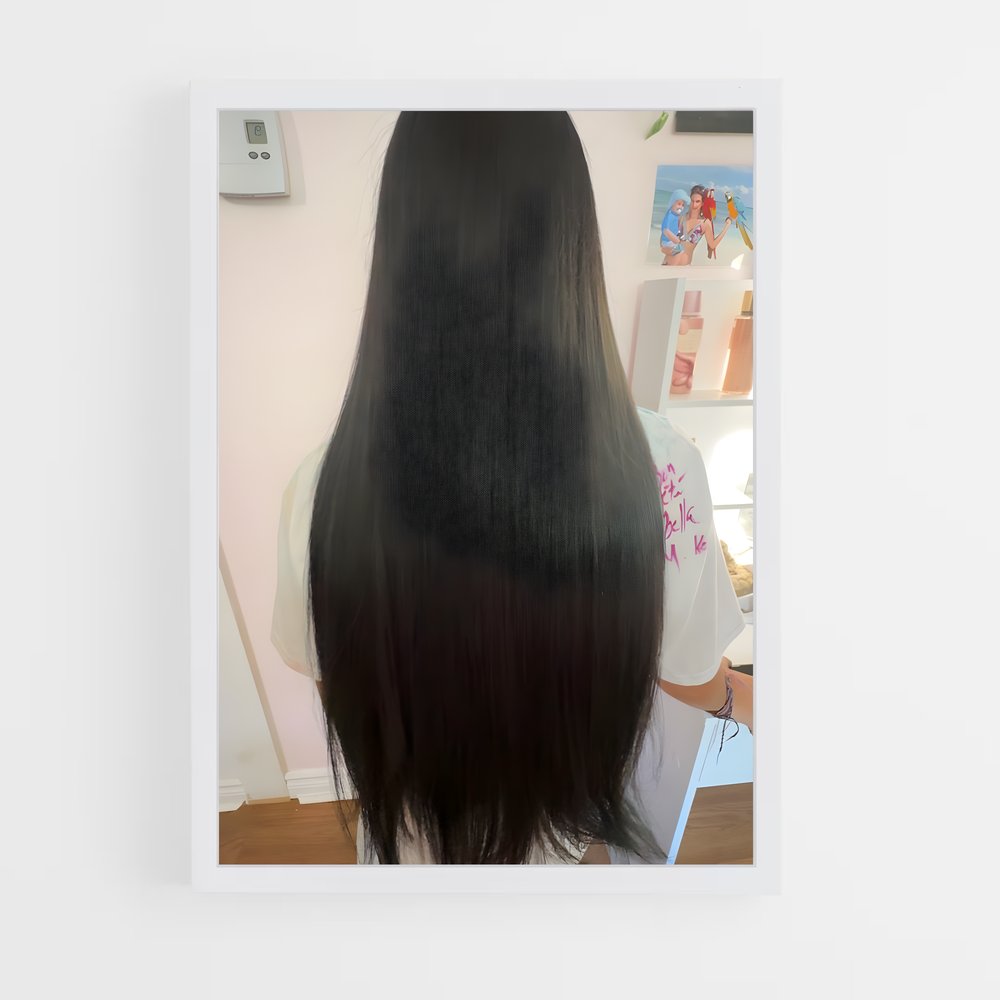 ap-straight hair-2 cadre Blanc