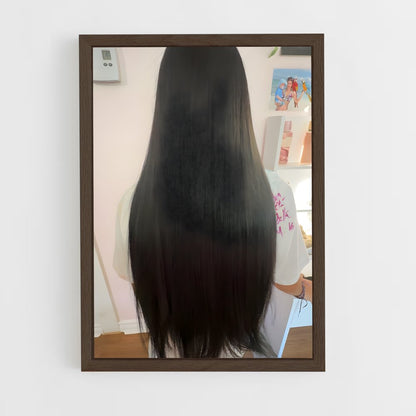 ap-straight hair-2 cadre Bois foncé