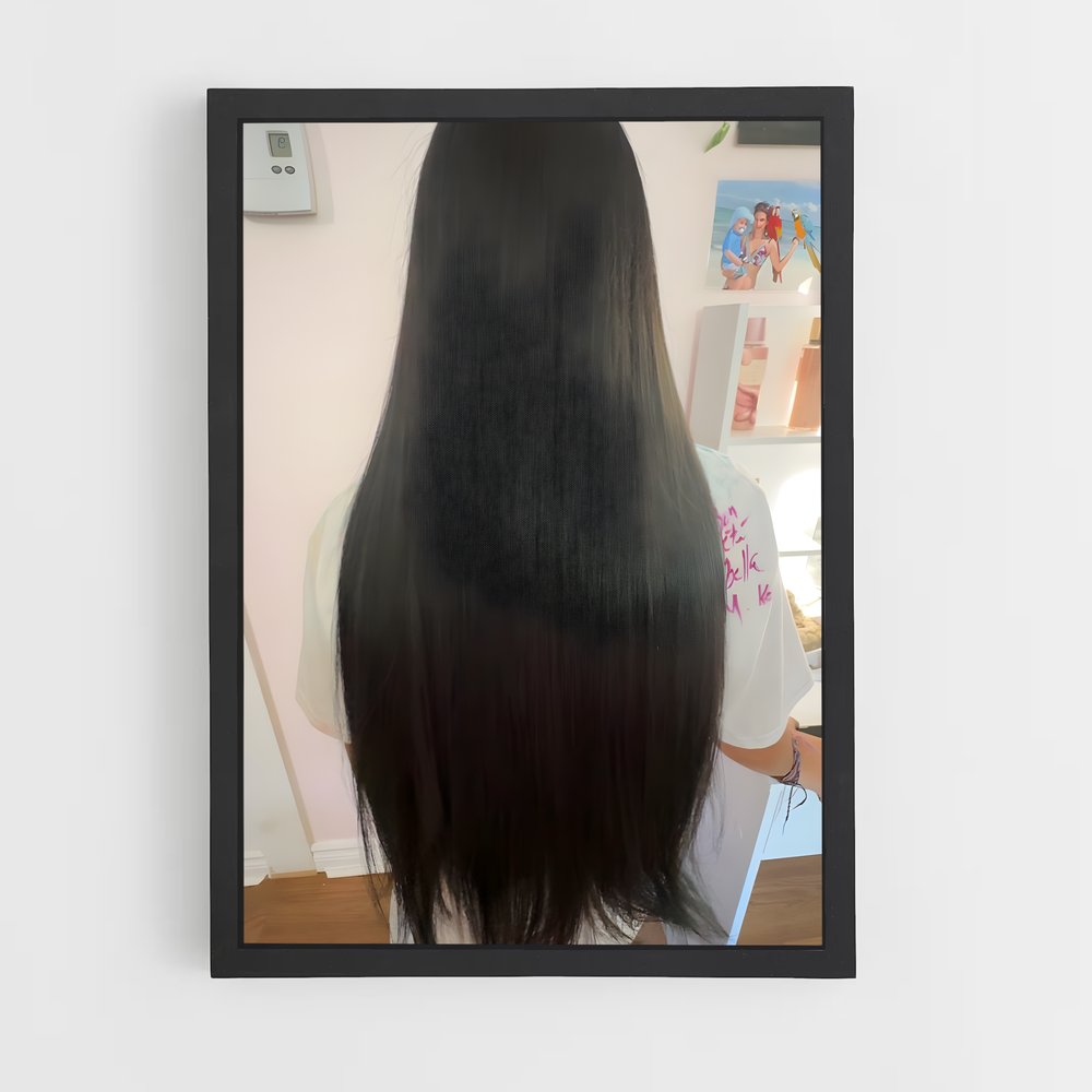 ap-straight hair-2 cadre Noir