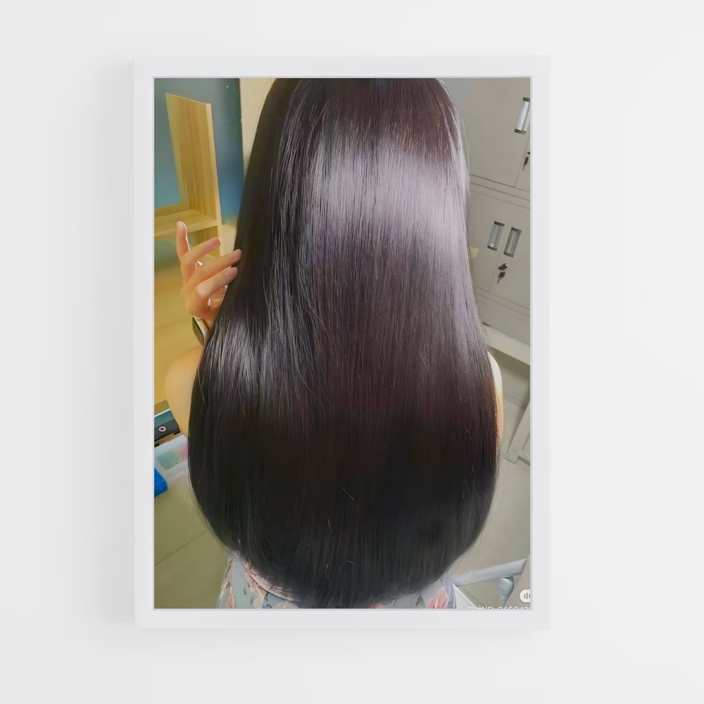ap-straight hair-3 cadre Blanc