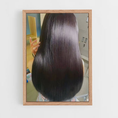 ap-straight hair-3 cadre Bois clair