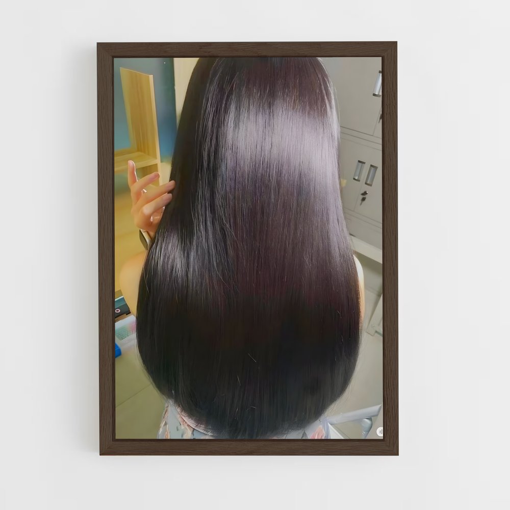 ap-straight hair-3 cadre Bois foncé