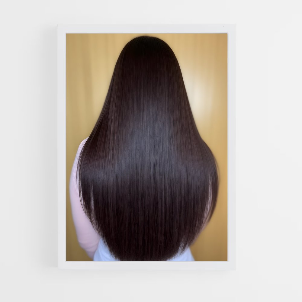 ap-straight hair-5 cadre Blanc