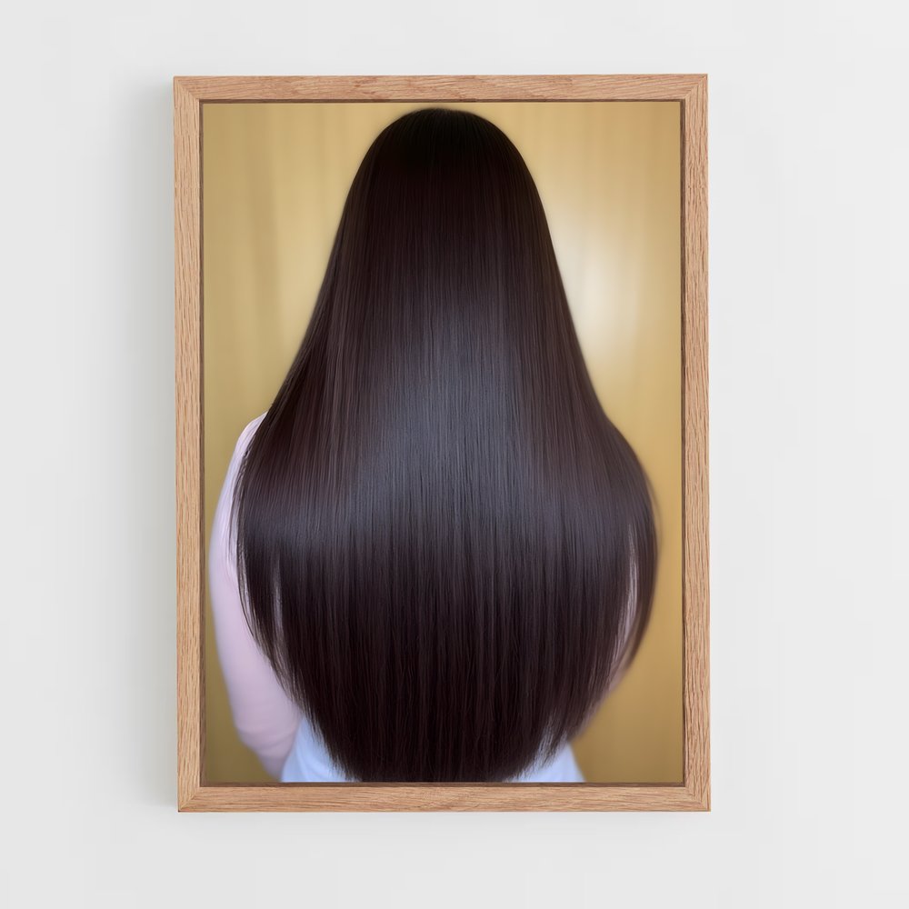 ap-straight hair-5 cadre Bois clair