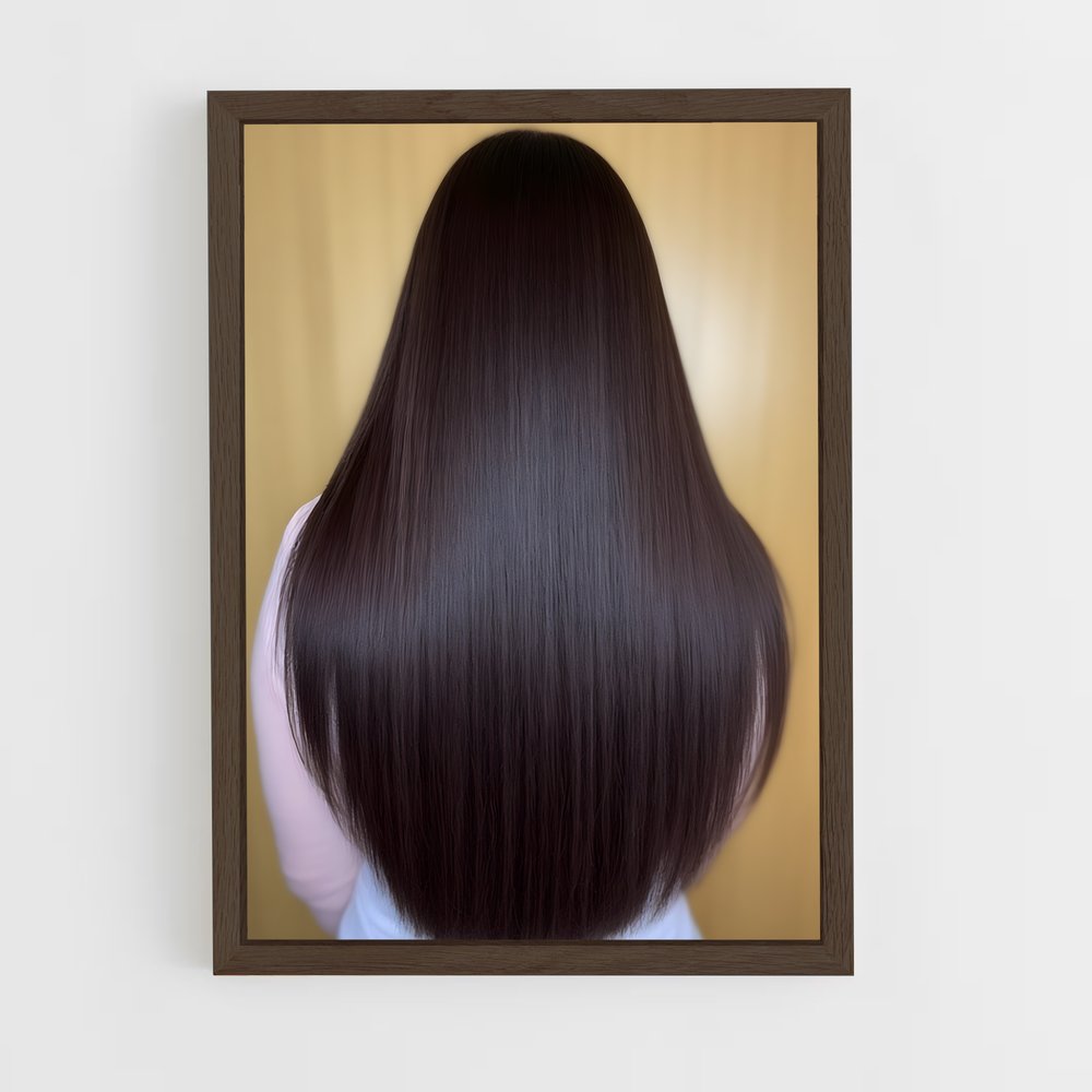 ap-straight hair-5 cadre Bois foncé