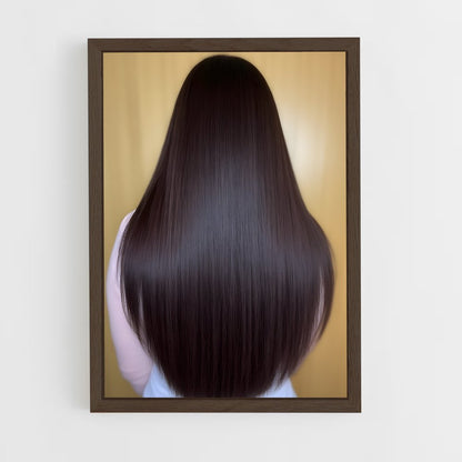 ap-straight hair-5 cadre Bois foncé