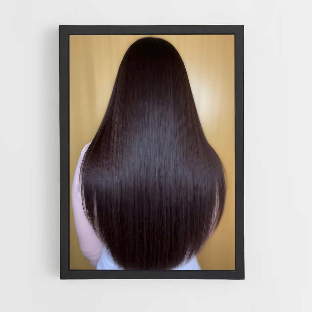 ap-straight hair-5 cadre Noir