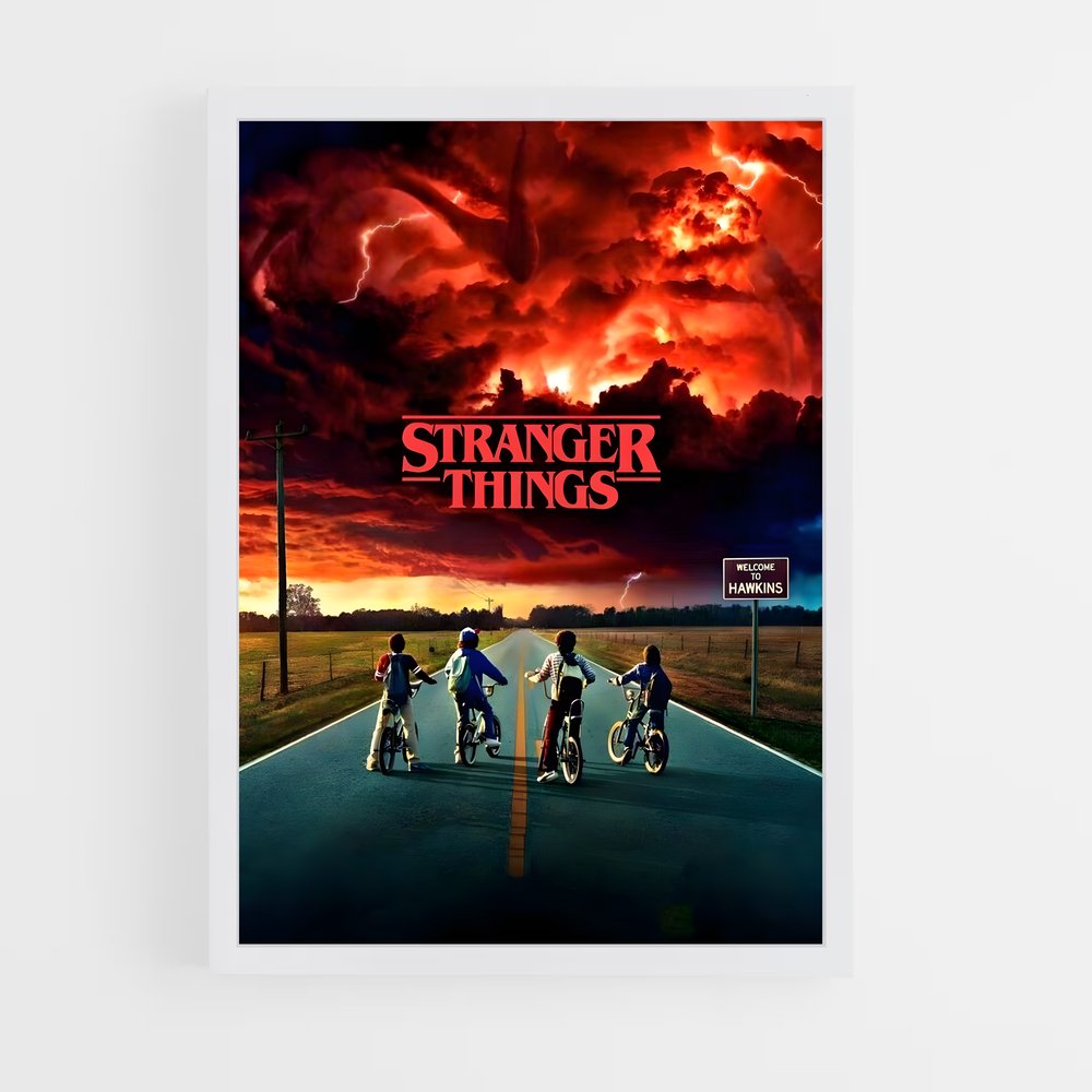 ap-stranger things-1 cadre Blanc