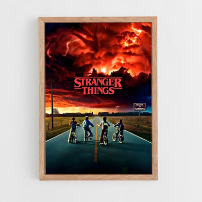 ap-stranger things-1 cadre Bois clair