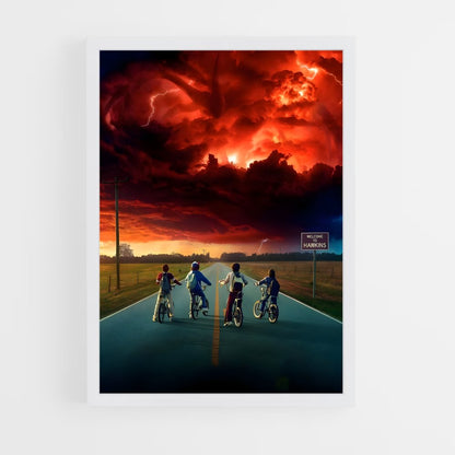 ap-stranger things-3 cadre Blanc