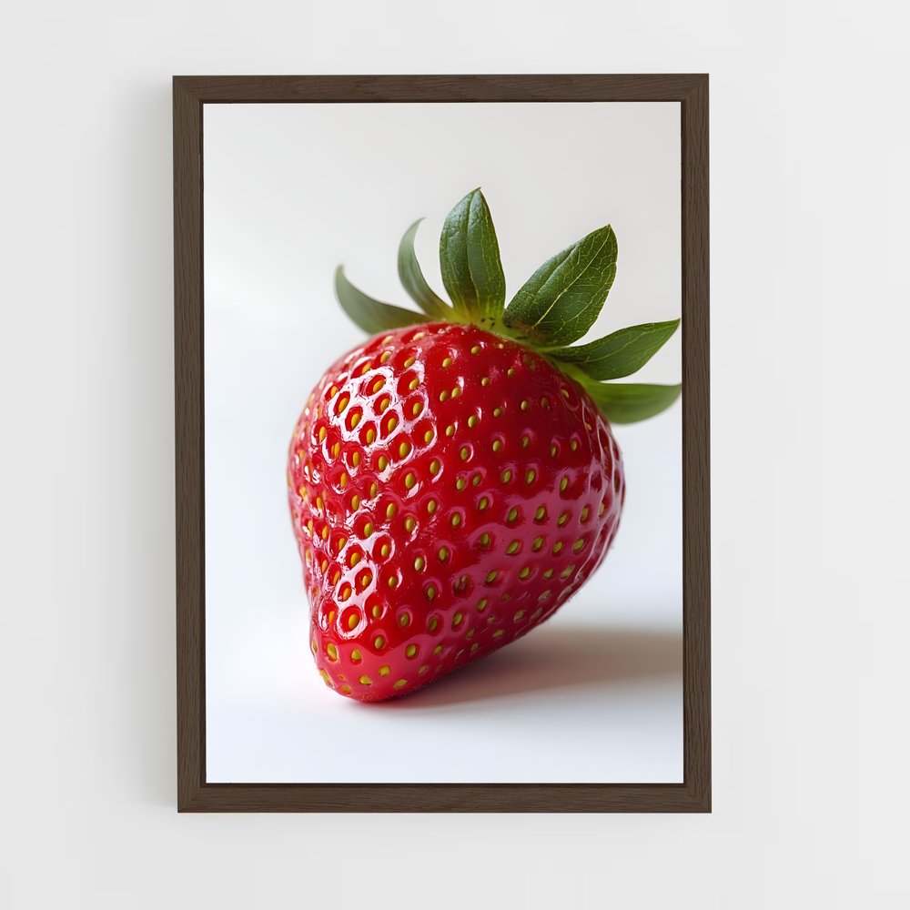 ap-strawberry-4 cadre Bois foncé