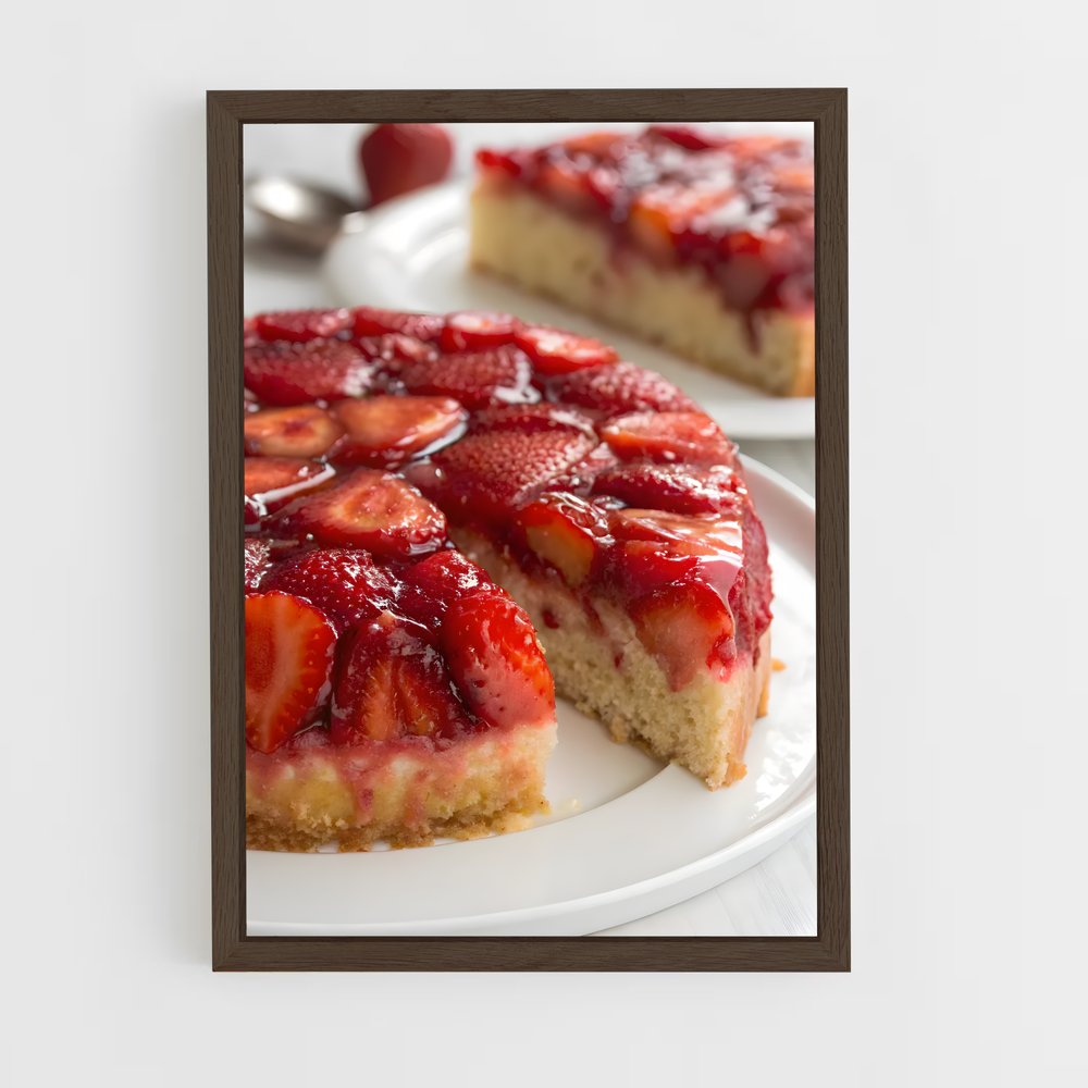 ap-strawberry-5 cadre Bois foncé