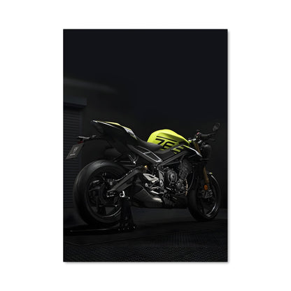 Poster Garage Jaune