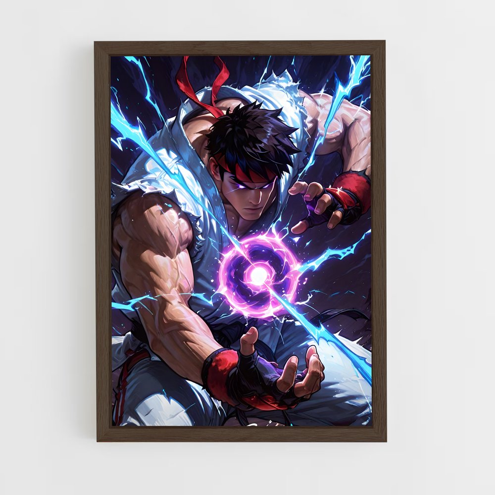 ap-street fighter-8 cadre Bois foncé