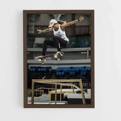 ap-street league skateboarding-1 cadre Bois foncé