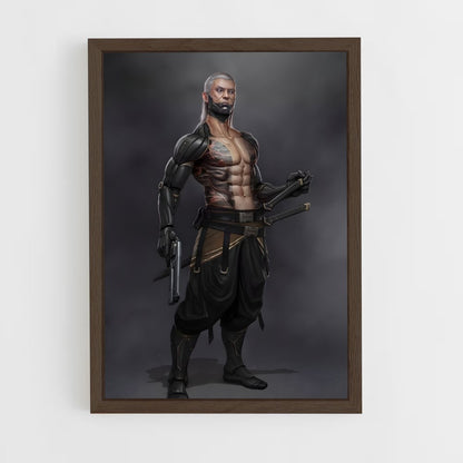 ap-street samurai-1 cadre Bois foncé