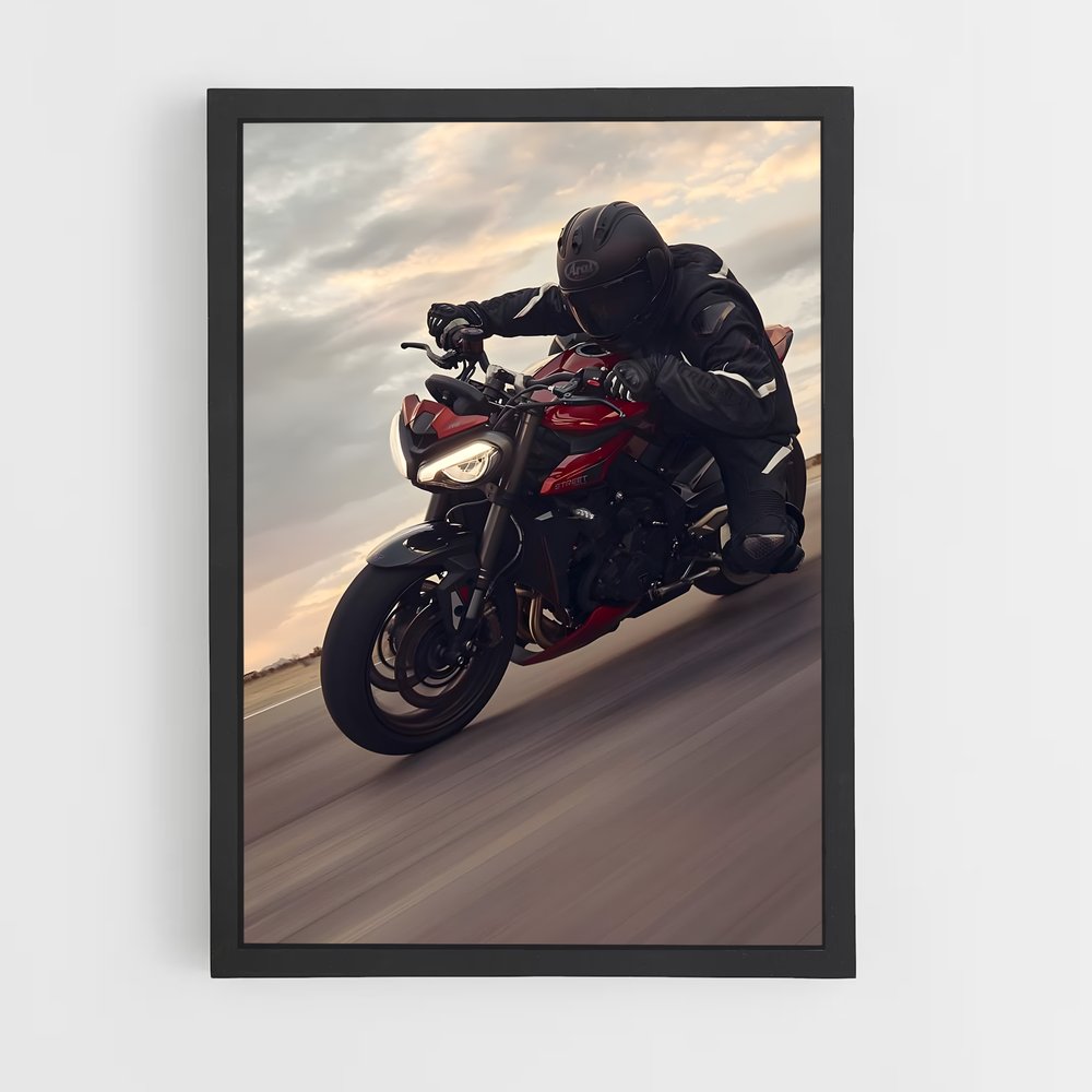 ap-street triple rs-1 cadre Noir