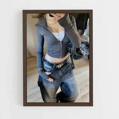 ap-streetwear-6 cadre Bois foncé
