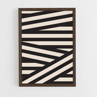 ap-stripes-7 cadre Bois foncé