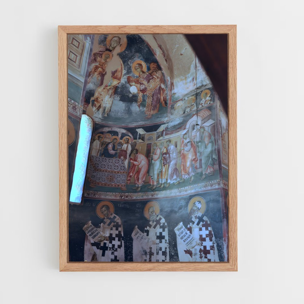 ap-studenica monastery-2 cadre Bois clair