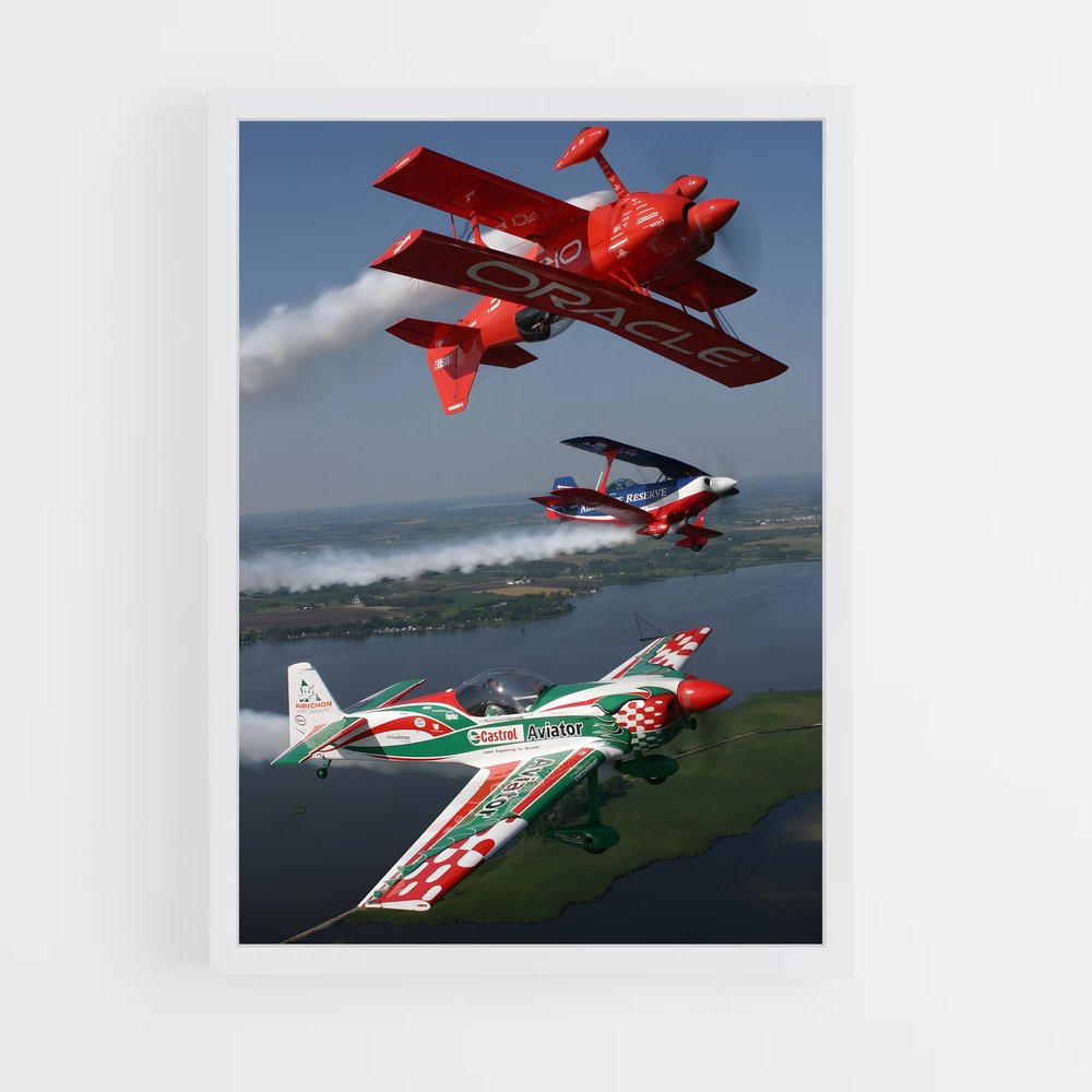 ap-stunt planes-1 cadre Blanc