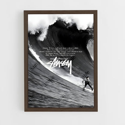 ap-stussy-1 cadre Bois foncé