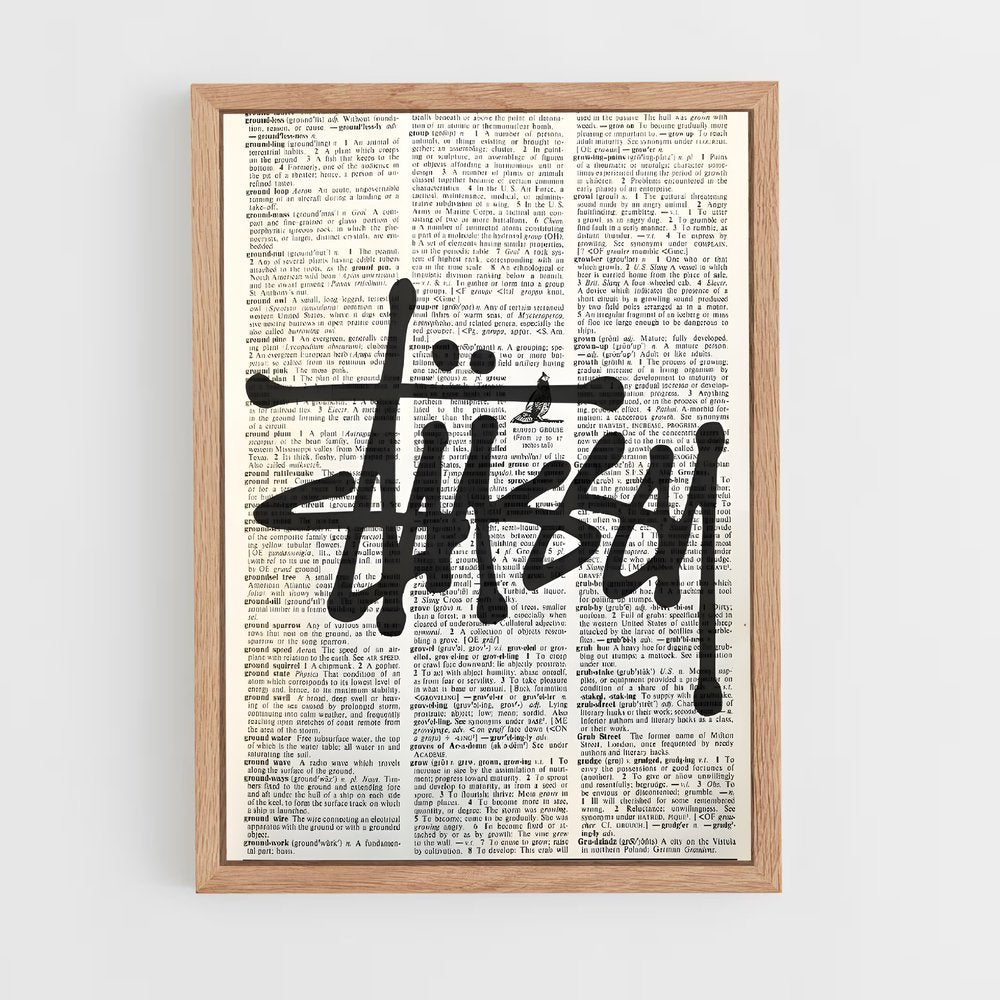ap-stussy-14 cadre Bois clair