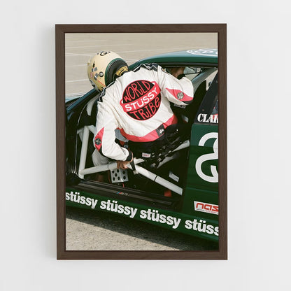 ap-stussy-3 cadre Bois foncé