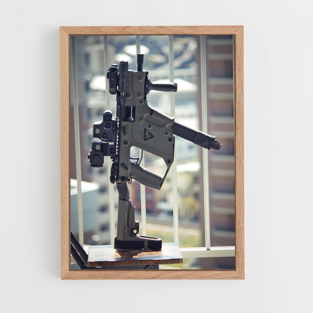 ap-submachine guns-1 cadre Bois clair
