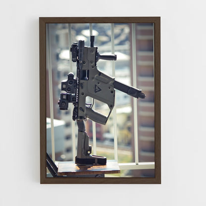 ap-submachine guns-1 cadre Bois foncé